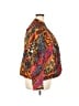 Chico's 100% Polyester Print Orange Jacket Size XXL (4) - photo 4