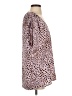 CAbi 100% Polyester Animal Print Pink Short Sleeve Blouse Size XS - photo 4