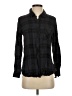Rails 100% Rayon Plaid Black Long Sleeve Button-Down Shirt Size S - photo 1