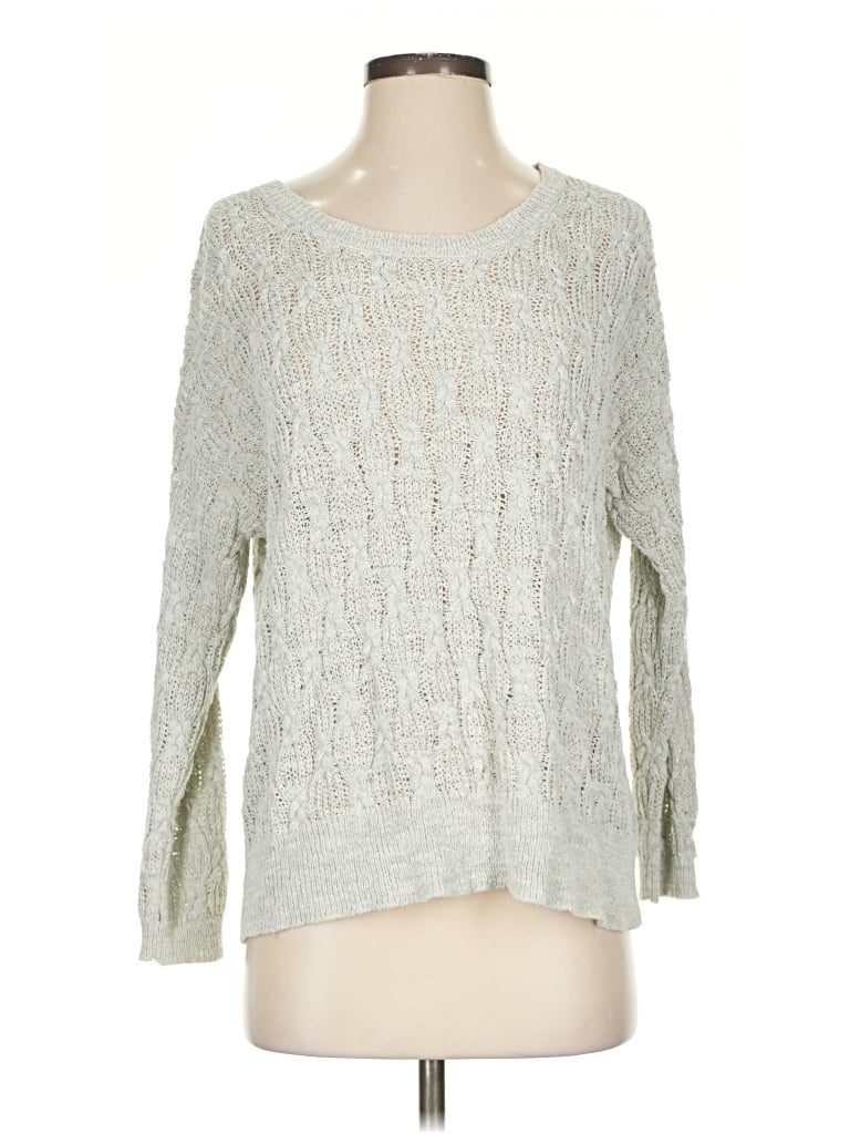 Pre-owned Free People Pullover Sweater In Gray