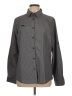 North End Houndstooth Gray Long Sleeve Button-Down Shirt Size L - photo 1