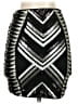 Express Chevron-herringbone Silver Formal Skirt Size XXS - photo 2