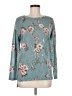 Disney LC Lauren Conrad Floral Teal Pullover Sweater Size M - photo 1