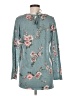 Disney LC Lauren Conrad Floral Teal Pullover Sweater Size M - photo 2