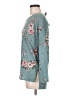 Disney LC Lauren Conrad Floral Teal Pullover Sweater Size M - photo 5