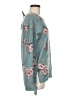 Disney LC Lauren Conrad Floral Teal Pullover Sweater Size M - photo 4