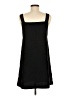 Unbranded 100% Polyester Solid Black Casual Dress Size M - photo 2
