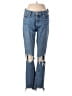 Paige Hearts Blue Jeans Size 28 waist - photo 1