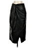 It's 100% Polyester Black Faux Leather Skirt Size S - photo 1