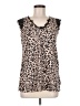 Poetsky Tan Sleeveless Blouse Size M - photo 1