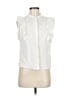 Zara White Sleeveless Blouse Size M - photo 1