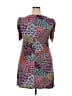 MSK Print Purple Casual Dress Size XXL (estimated) - photo 2
