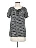 Joie Polka Dots Black Short Sleeve Henley Size XS - photo 1