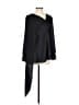 Chico's 100% Polyester Black Long Sleeve Blouse Size Med (1) - photo 1