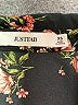 Just Fab 100% Polyester Floral Black Long Sleeve Blouse Size XS - photo 7