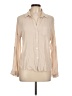 Have 100% Rayon Tan Long Sleeve Button-Down Shirt Size L - photo 1