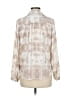 INC International Concepts 100% Polyester Ivory Long Sleeve Blouse Size 8 - photo 2