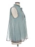 Max Studio 100% Polyester Teal Sleeveless Blouse Size L - photo 4