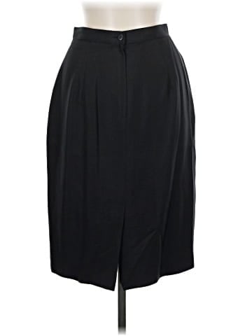 Linda Allard Ellen Tracy Silk Skirt (view 2)