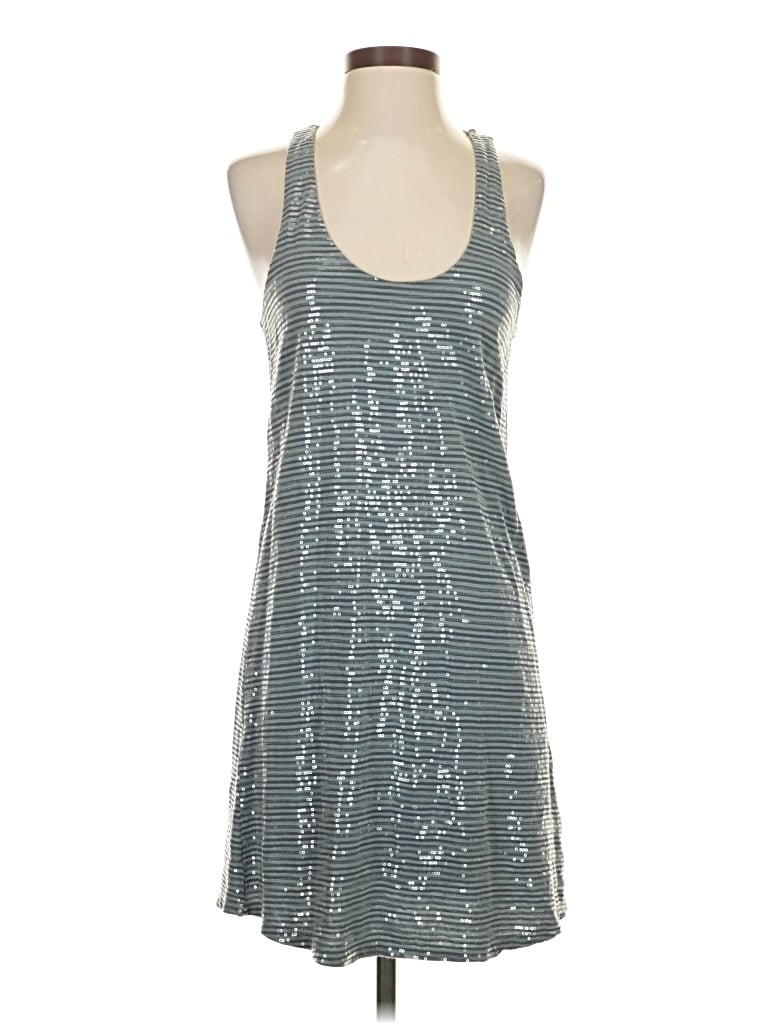 Pre-owned Fossil Cocktail Dress In Silver