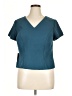 JJ's House Teal Short Sleeve Top Size 16 - photo 1