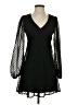 Mi ami 100% Polyester Polka Dots Black Cocktail Dress Size XS - photo 1