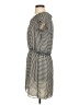 Max Studio 100% Polyester Houndstooth Gray Casual Dress Size S - photo 5