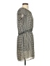 Max Studio 100% Polyester Houndstooth Gray Casual Dress Size S - photo 4