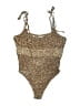 Polly 100% Polyester Gold Bodysuit Size 12 - photo 1