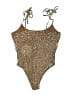 Polly 100% Polyester Gold Bodysuit Size 12 - photo 2