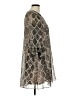 Calvin Klein 100% Polyester Paisley Gray Cocktail Dress Size 8 - photo 4