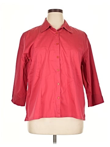 Van Heusen 3/4 Sleeve Button-Down Shirt (view 1)