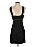 Aqua 100% Polyester Solid Black Cocktail Dress Size 2 - photo 2