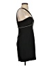 Aqua 100% Polyester Solid Black Cocktail Dress Size 2 - photo 4