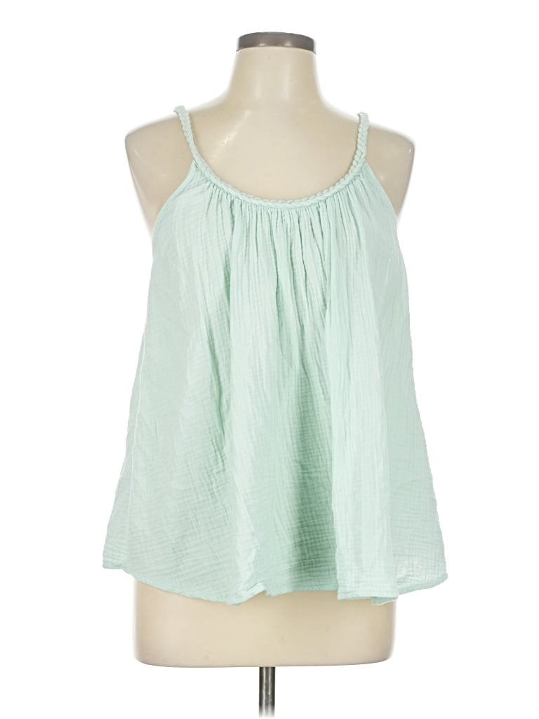 Pre-owned Universal Thread Sleeveless Blouse In Green