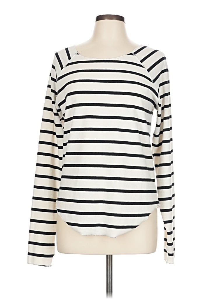 Pre-owned Chaser Long Sleeve T-shirt In White