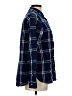 Jachs Girlfriend Plaid Blue Long Sleeve Button-Down Shirt Size M - photo 4