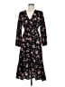 Assorted Brands Floral Black Casual Dress Size M - photo 1