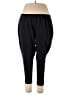 Woman Within Solid Black Active Pants Size 30 Petite (3X) - photo 1