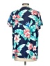Tommy Bahama Tropical Blue Short Sleeve Blouse Size L - photo 2