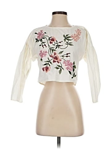 Tennis 3/4 Sleeve Blouse (view 1)