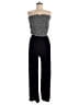 Miami 100% Rayon Stripes Black Jumpsuit Size M - photo 1
