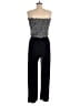 Miami 100% Rayon Stripes Black Jumpsuit Size M - photo 2