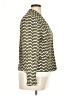 Evan Picone 100% Cotton Chevron-herringbone Green Blazer Size 14 - photo 4