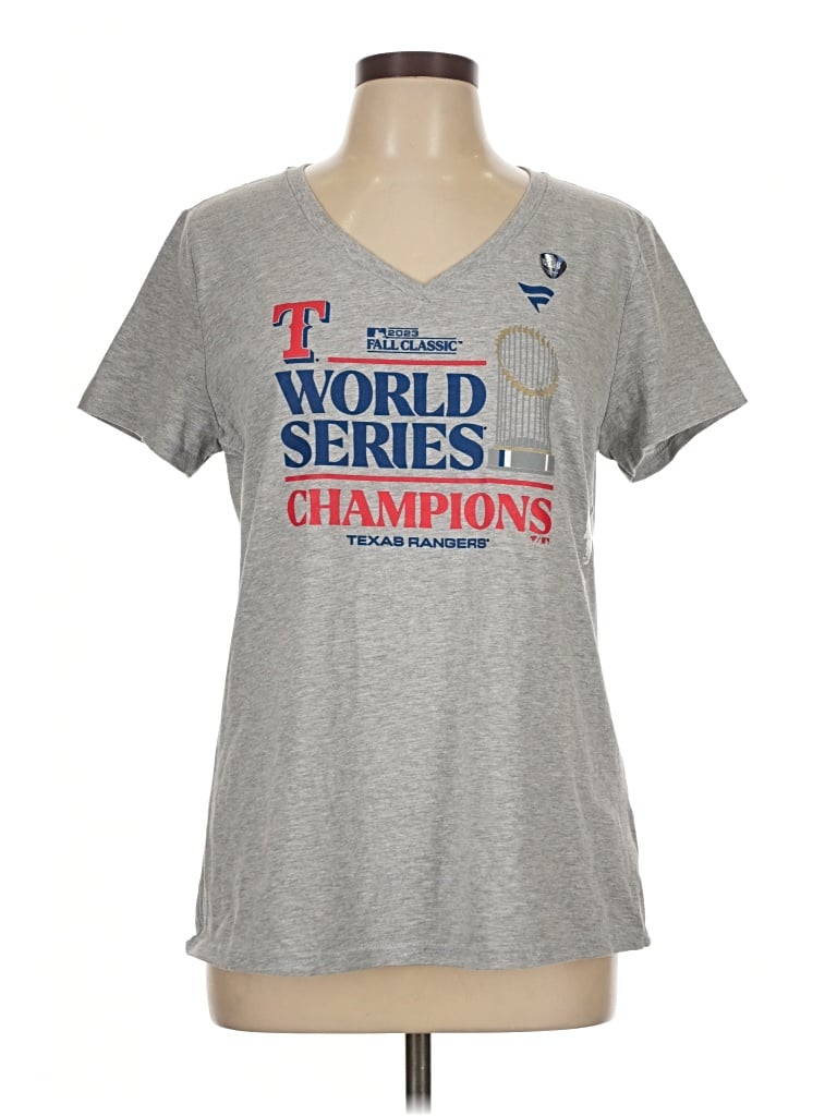 Pre-owned Fanatics Short Sleeve T-shirt In Gray