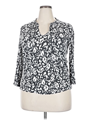 Monday Fun 3/4 Sleeve Blouse (view 1)