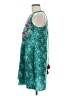 Judith March 100% Polyester Graphic Teal Cocktail Dress Size M - photo 5