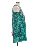 Judith March 100% Polyester Graphic Teal Cocktail Dress Size M - photo 4
