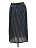 Downeast Solid Silver Casual Skirt Size L - photo 1