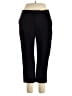 ELOQUII Solid Black Casual Pants Size 16R - photo 1